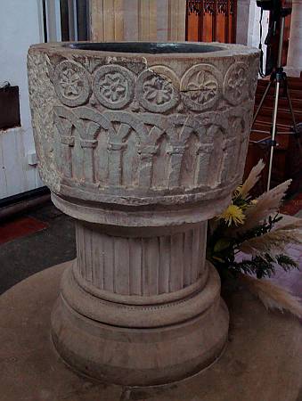 Bere Regis - The Norman Font